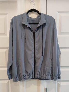Summersalt On The Go Zip Up Jacket Slate Size Medium